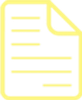 Yellow document with lines, top right corner folded over.