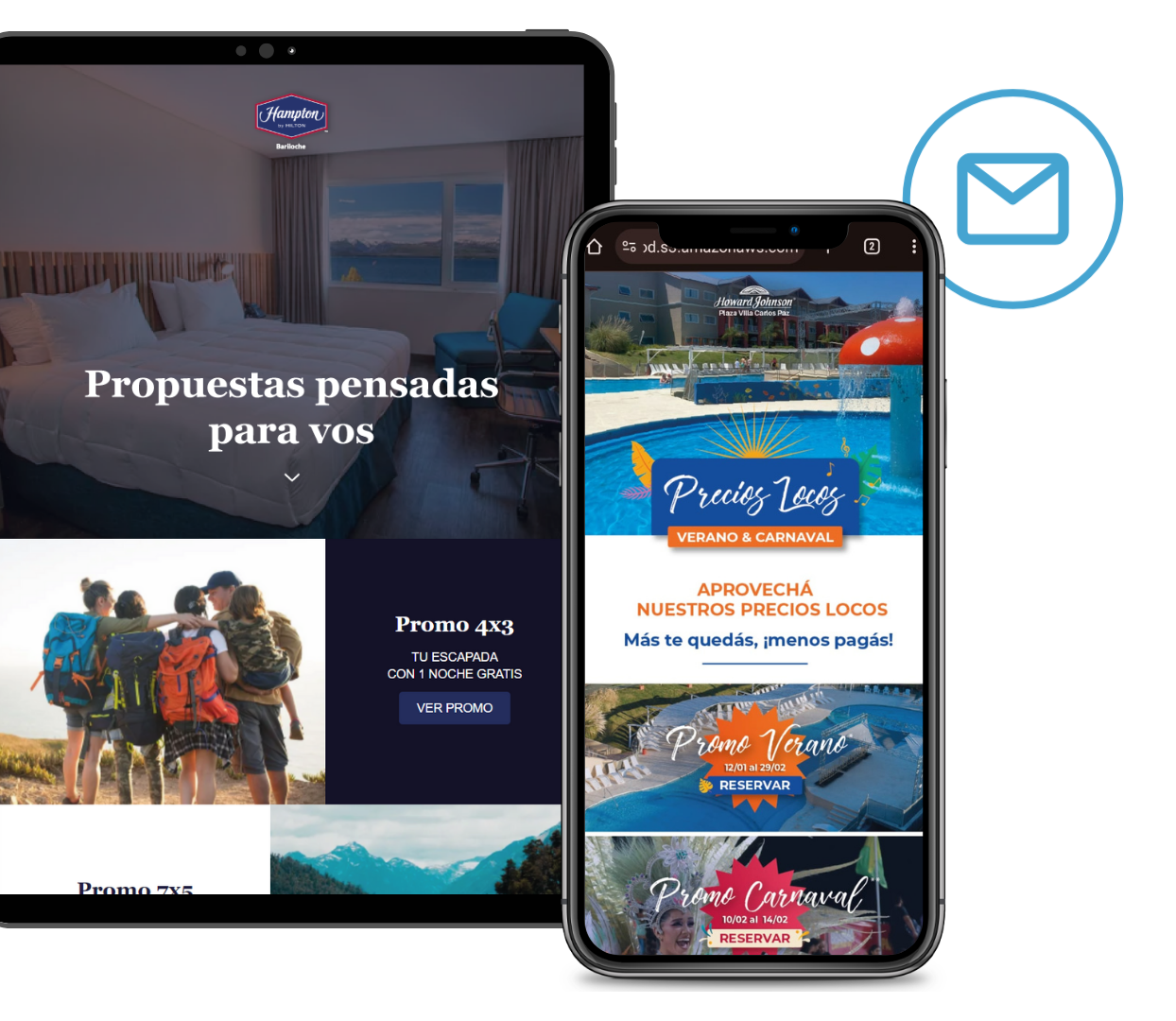 Una tableta y un teléfono celular están uno al lado del otro.