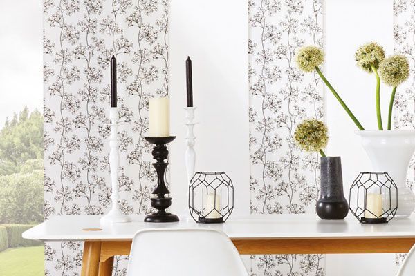 Room With Floral Blinds — Abundance Blinds In Charmhaven, NSW