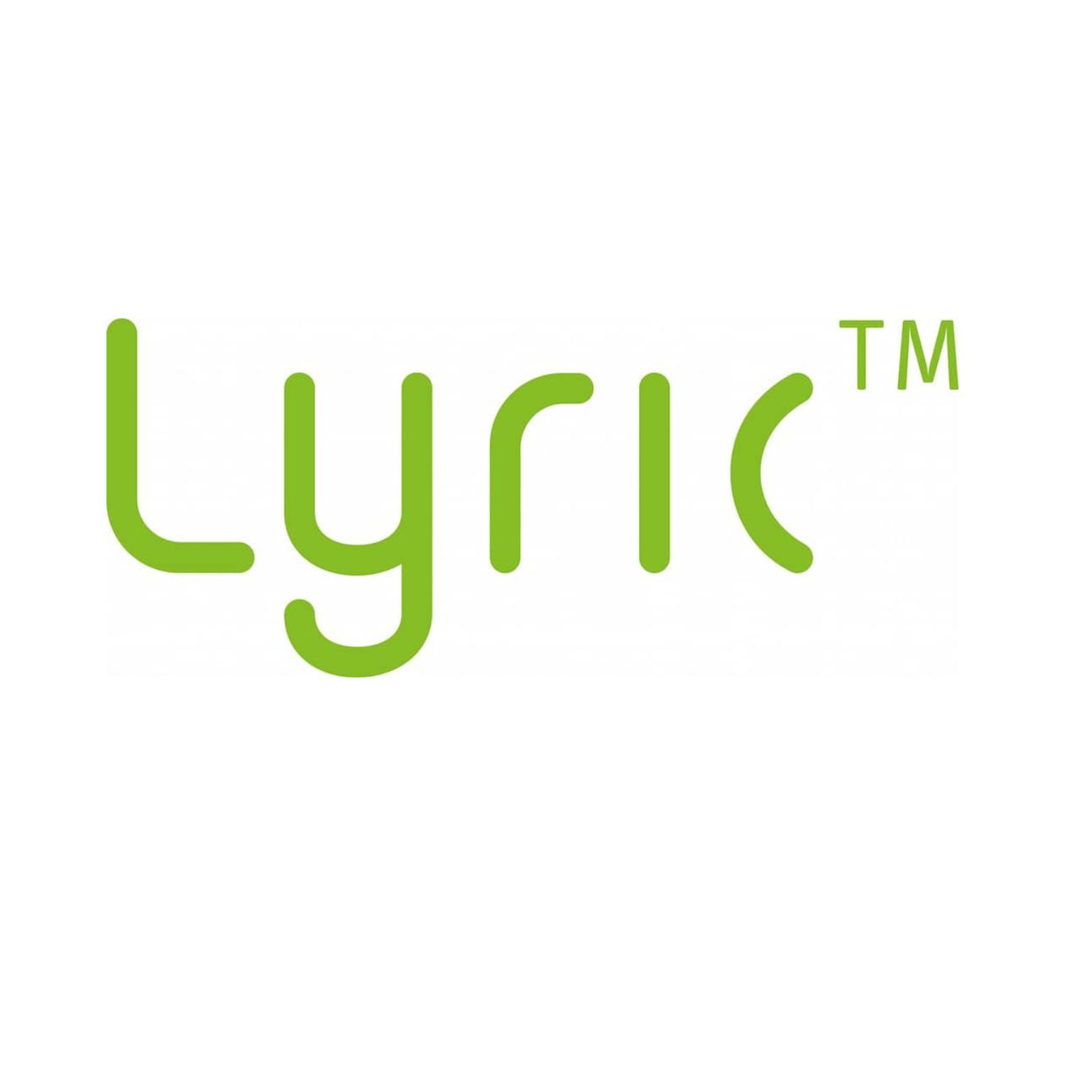 A logo for lyric by phonak