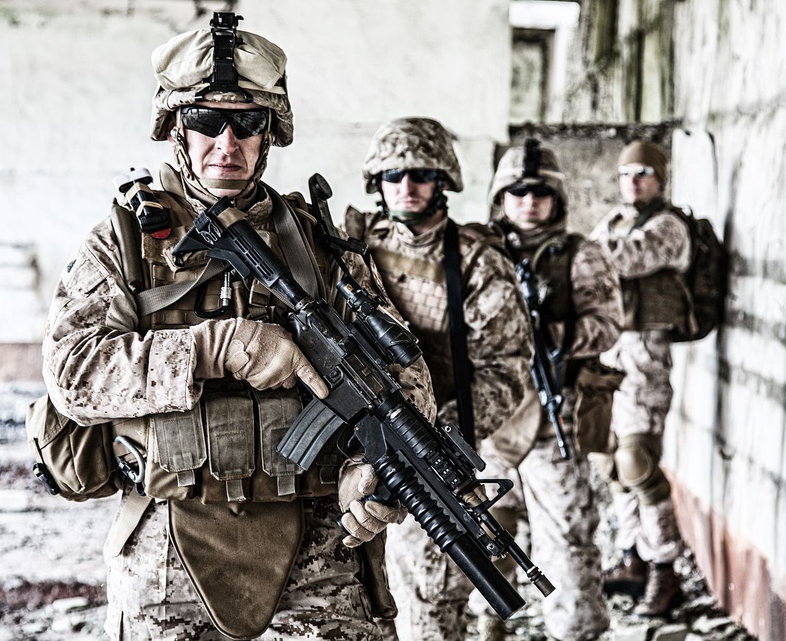 A computer generated image of veteran with tinnitus.