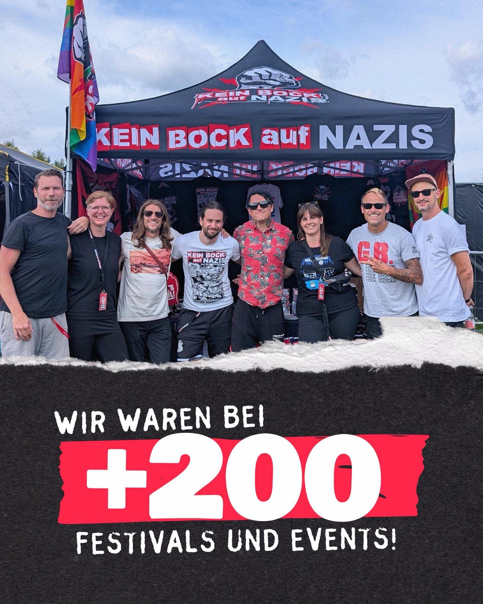Wir waren bei über 200 Festivals und Events!