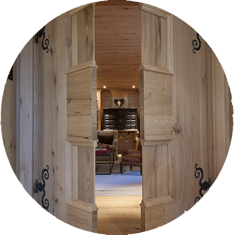 scala in legno