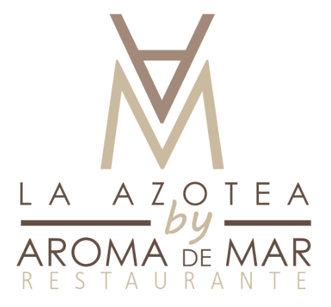 Logotipo para el restaurante La Azotea de Aroma de Mar: símbolo