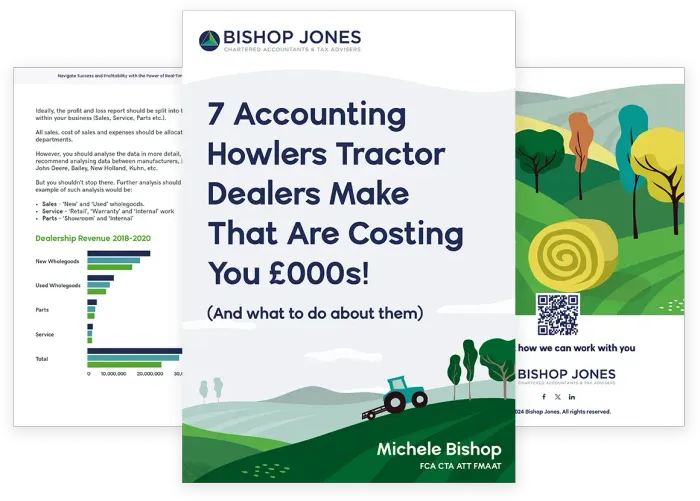 7 Accounting Howlers Tractor Dealers Make That Are Costing You £000s!