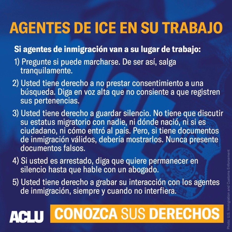 agentes de ice en su trabajo
