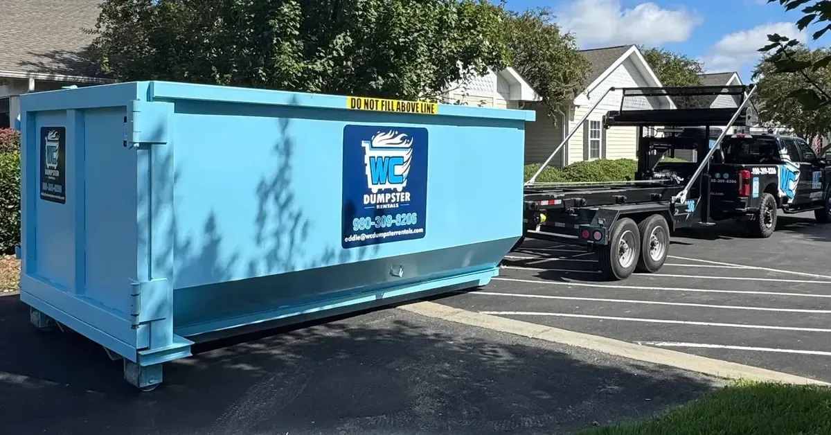 WC Dumpster Rental Concord NC Roll Off Container Delivery