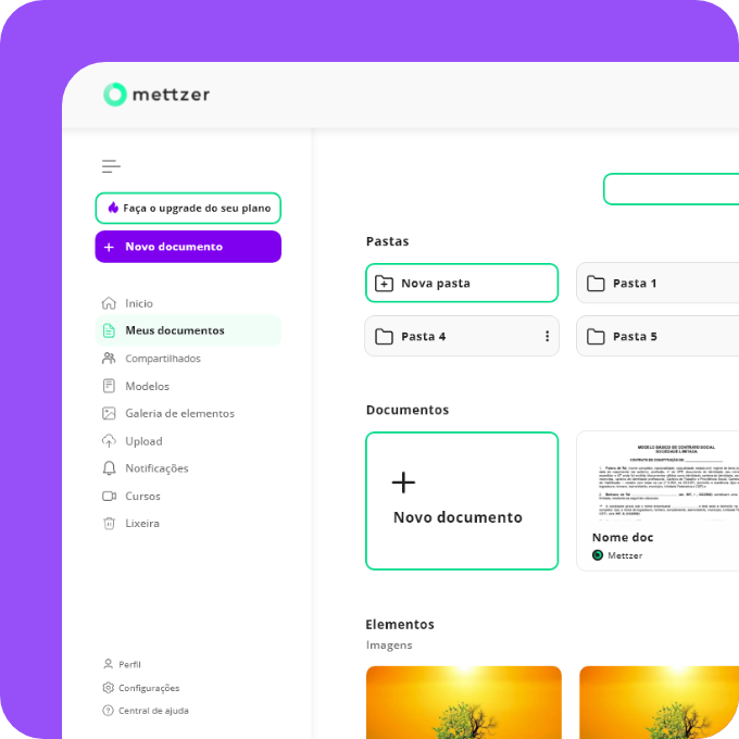 Dashboard MOVE da Mettzer para advogados – Gestão inteligente de documentos jurídicos com IA
