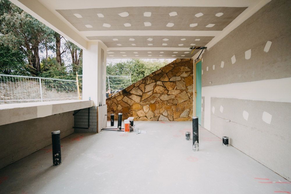 Renovation of House Exterior In Progress — Imperial Build Co. in Coombs, ACT