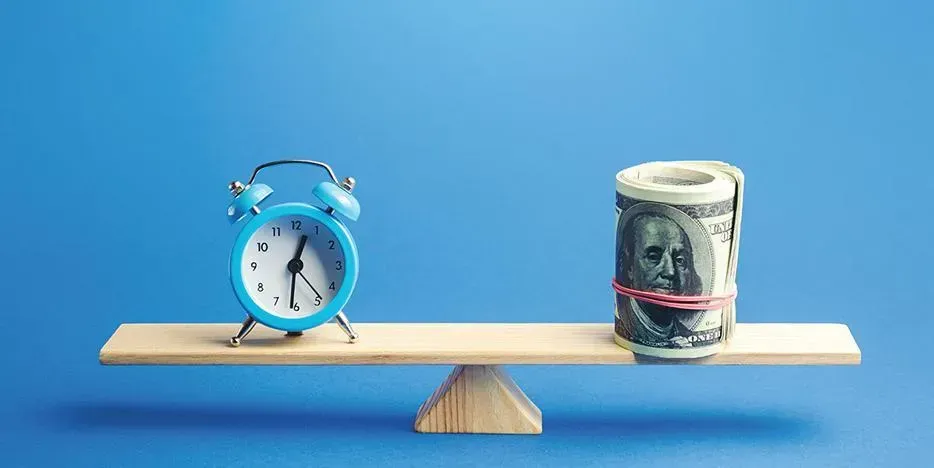 Time and Money Seesaw