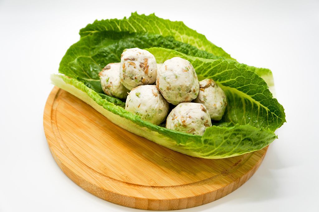 和昌素食 翡翠杏鮑菇丸 250g｜全素冷凍火鍋丸・煮湯燉補皆可｜痞食維根 Peace Vegan