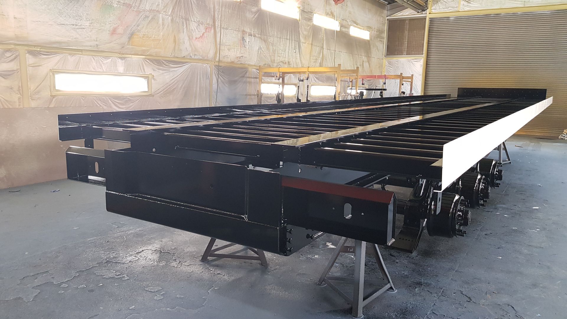 Painting the trailer