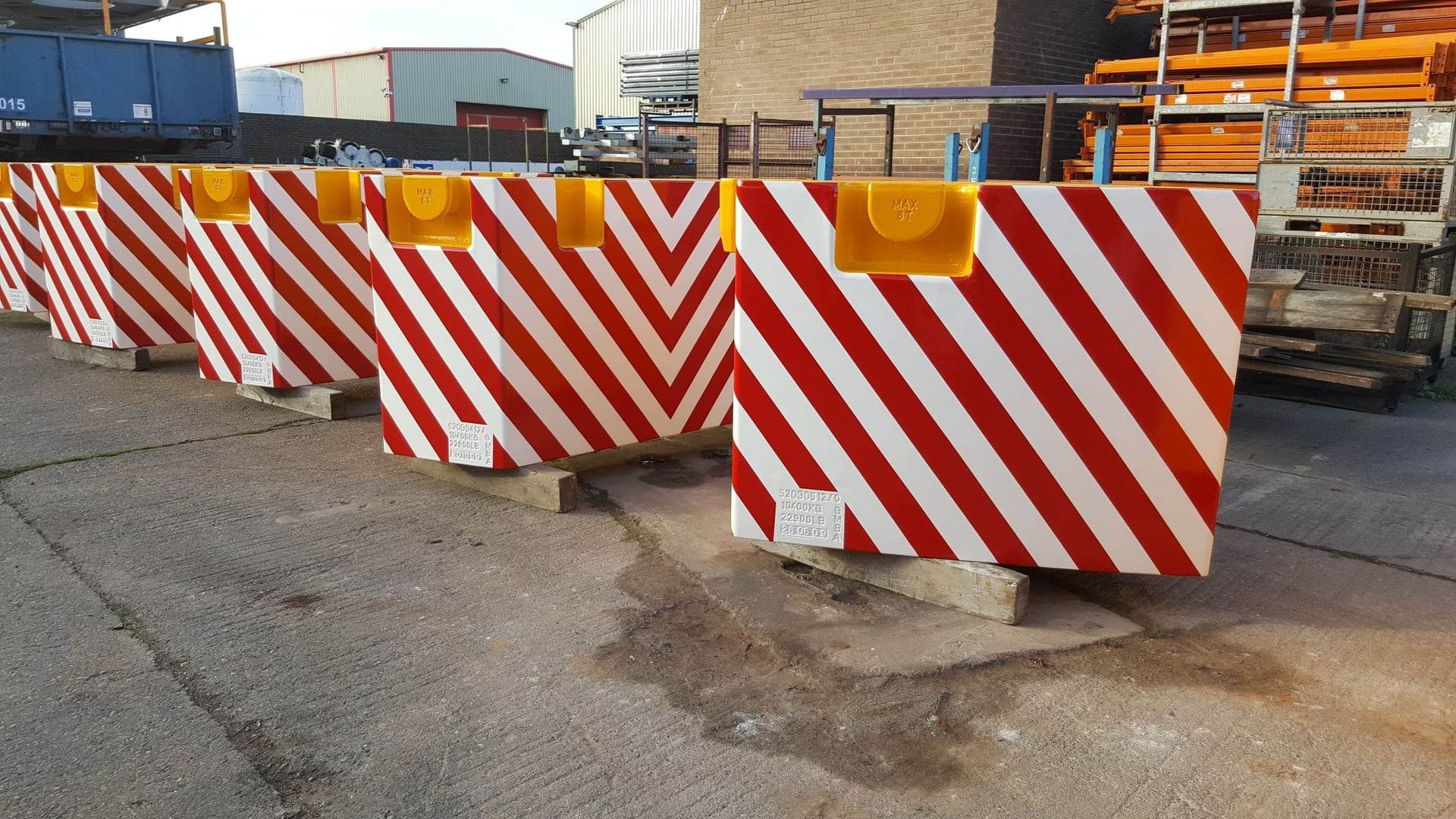 Painting the crane balls