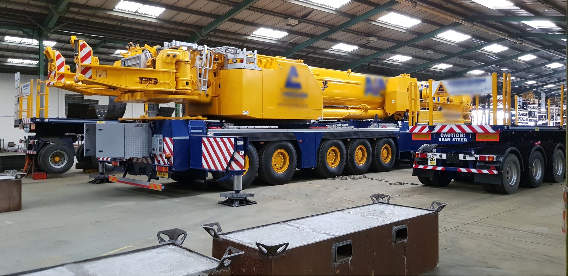 Painting the crane