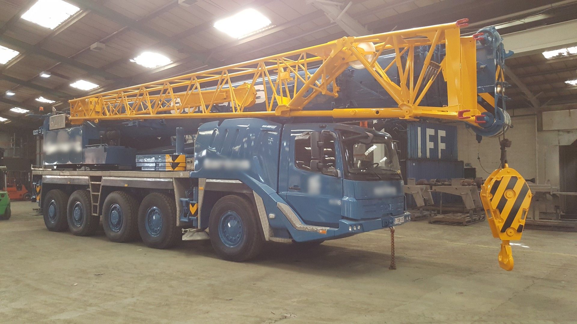 Painting the crane