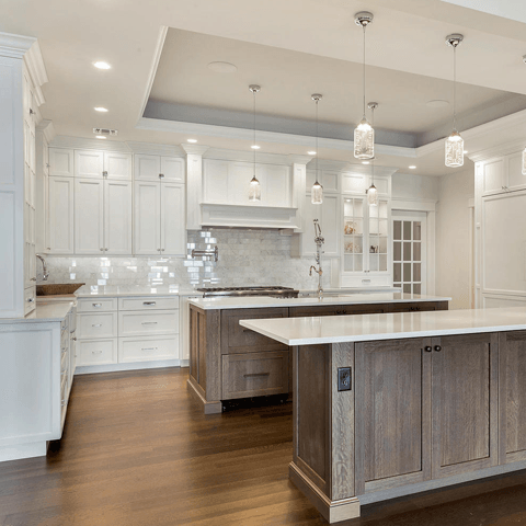 white interior kitchen costain construction 