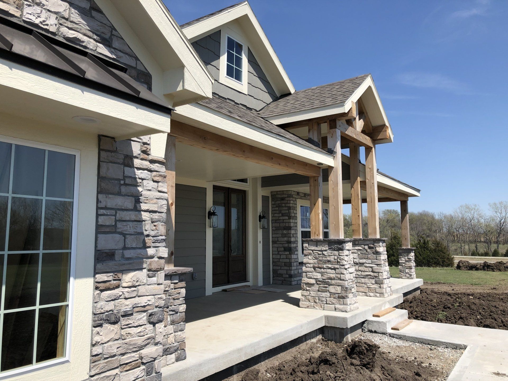 side view of a house built by costain construction