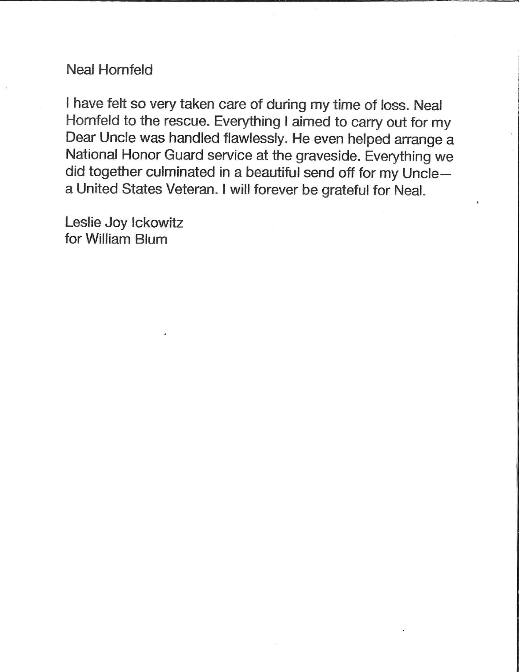 Blurry scanned note with several lines of handwritten text on white paper.