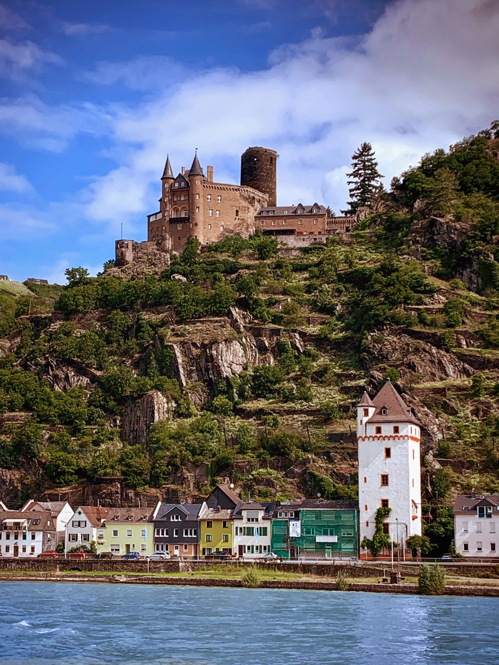 Burgkatze Castle on the Rhine River