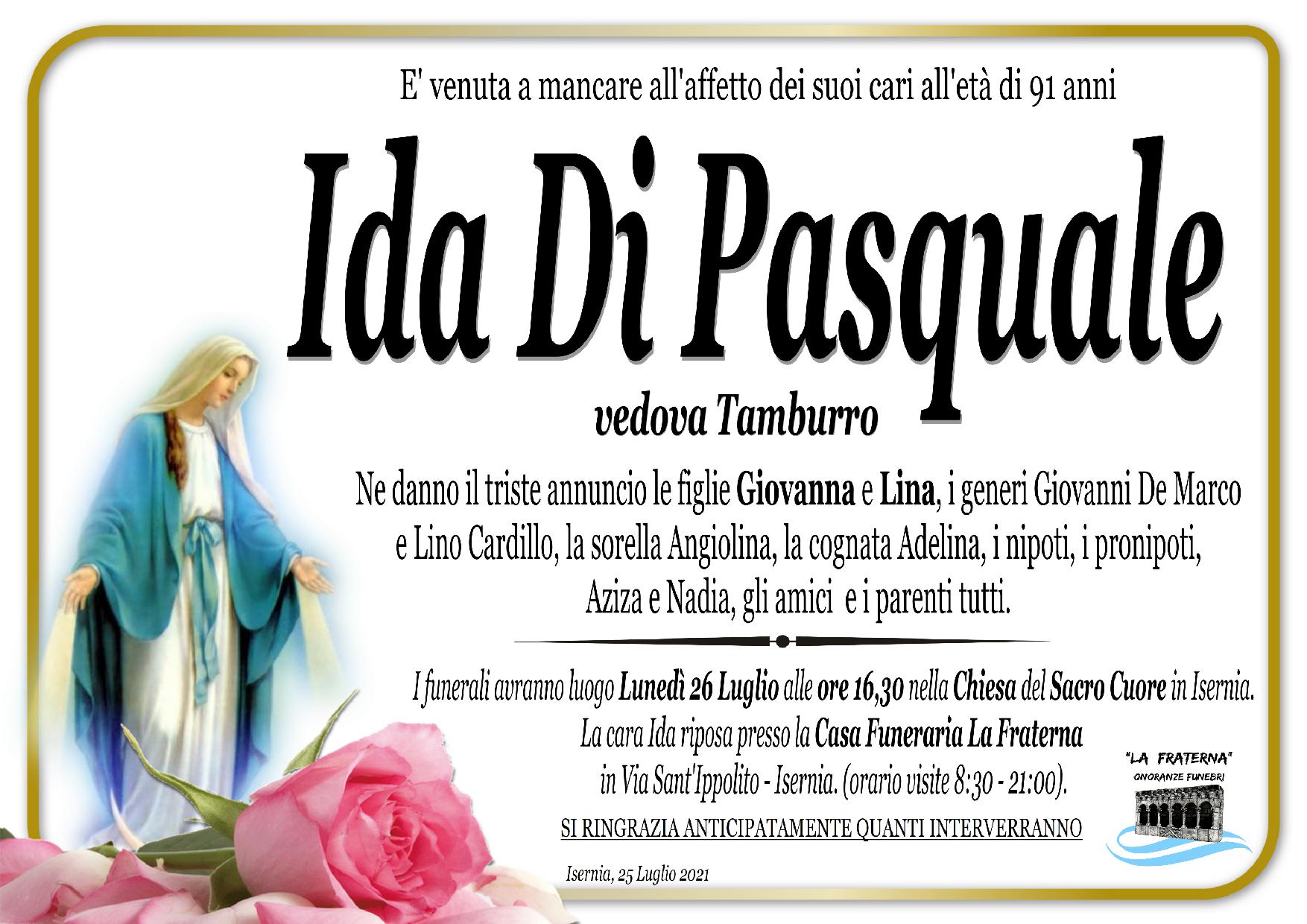 necrologio Ida Di Pasquale