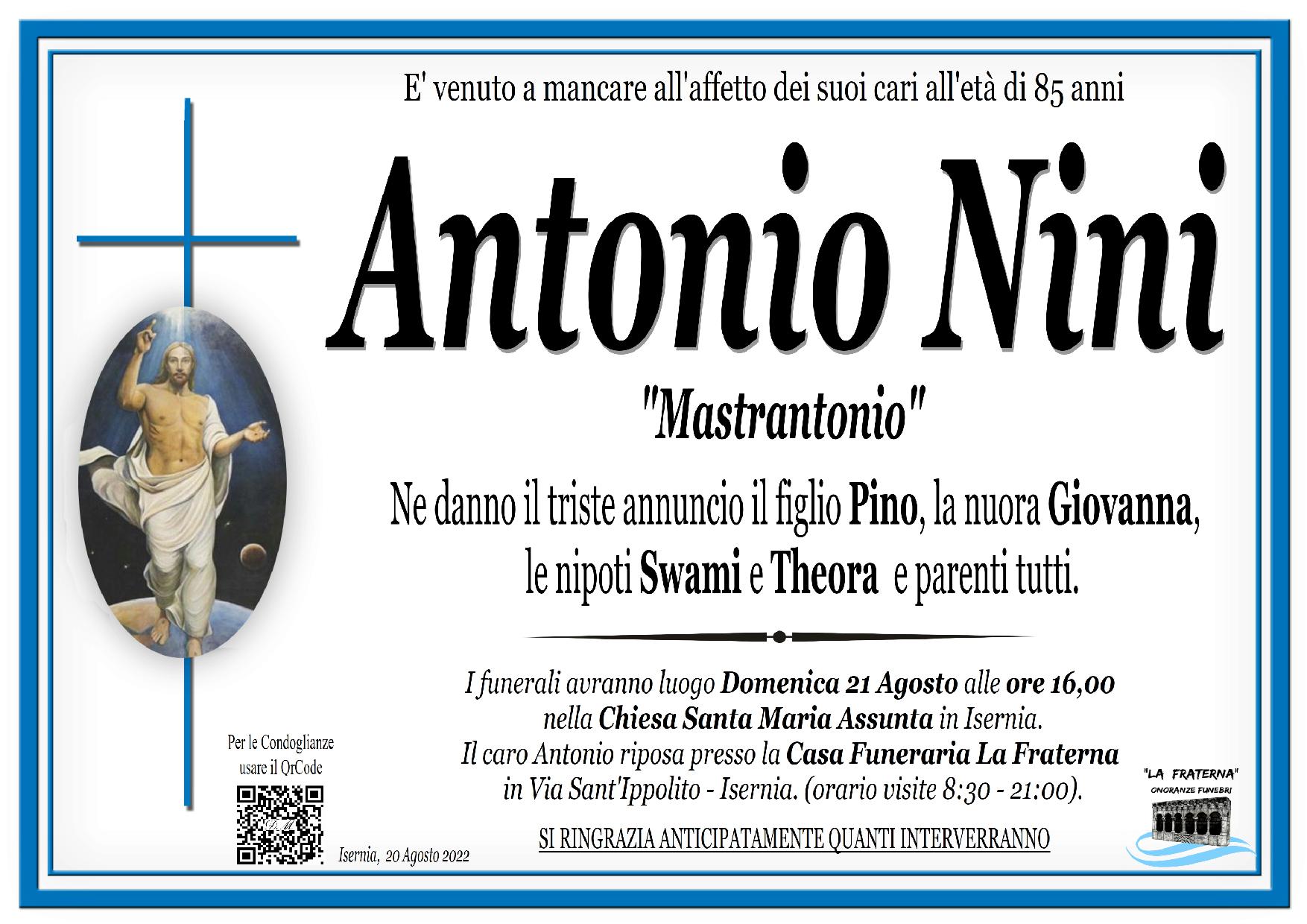 necrologio Antonio Nini