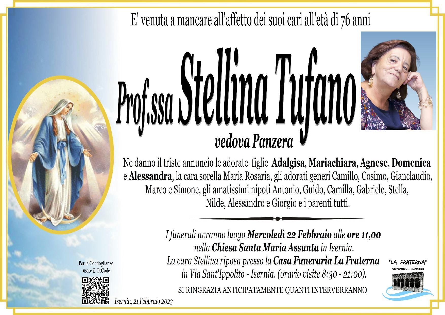 necrologio Stellina Tufano
