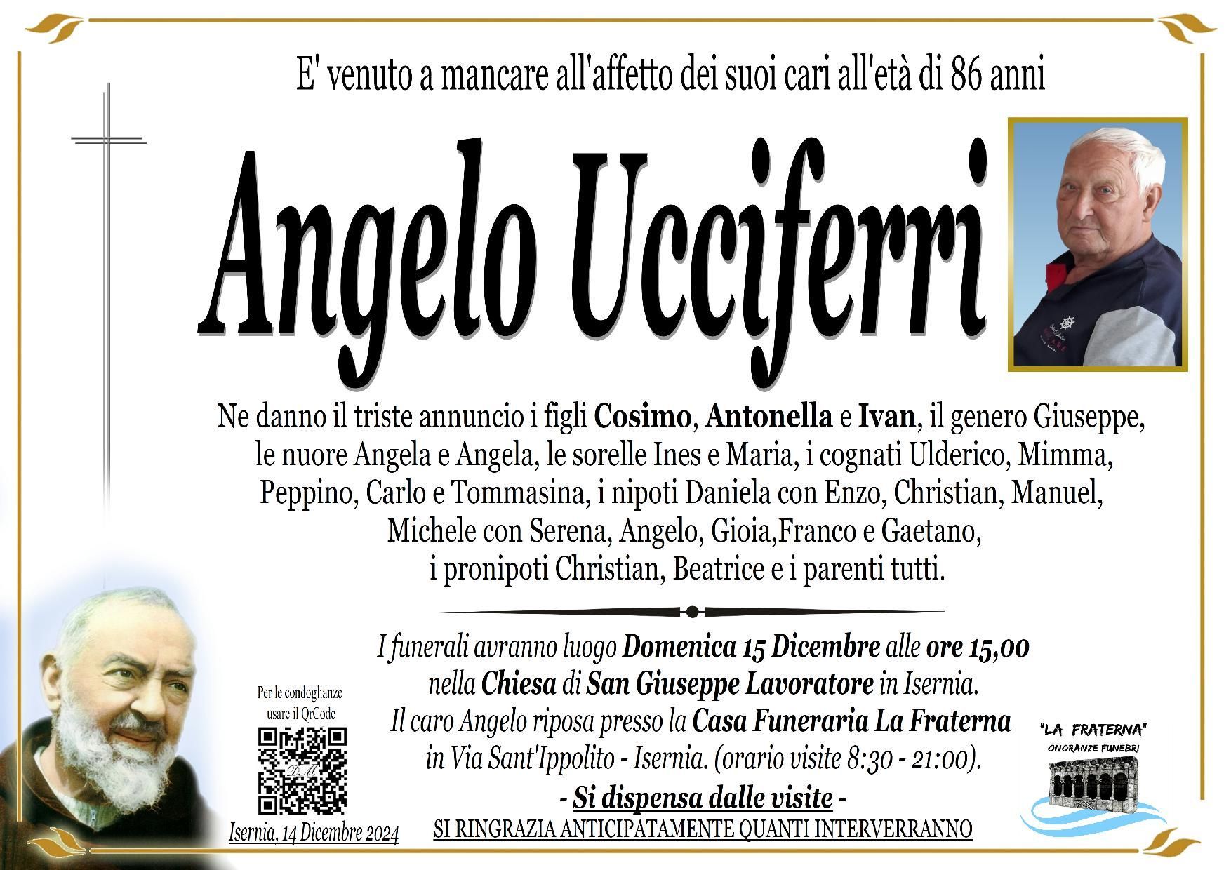 necrologio Angelo Ucciferri