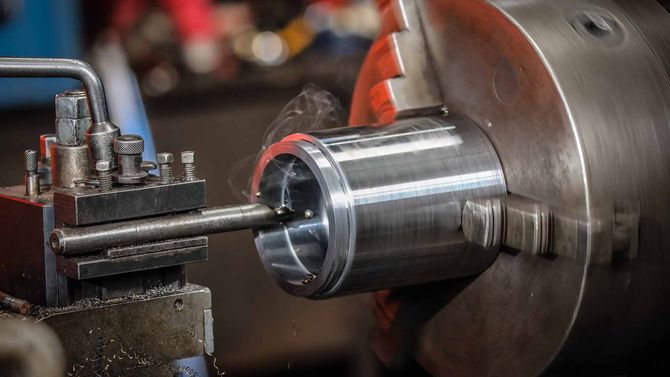 Lathe Work at Red Cliffs Ag Machinery, Mildura