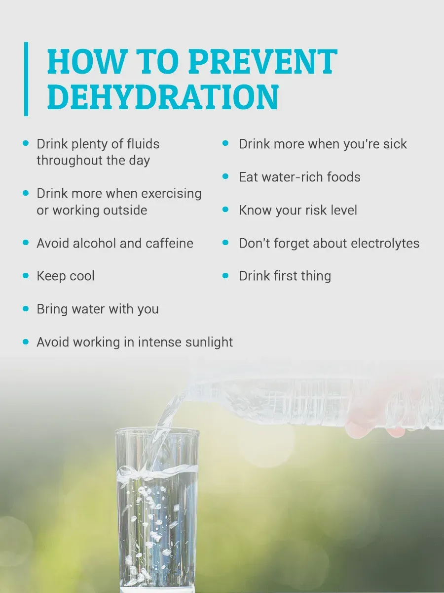 How to prevent dehydration