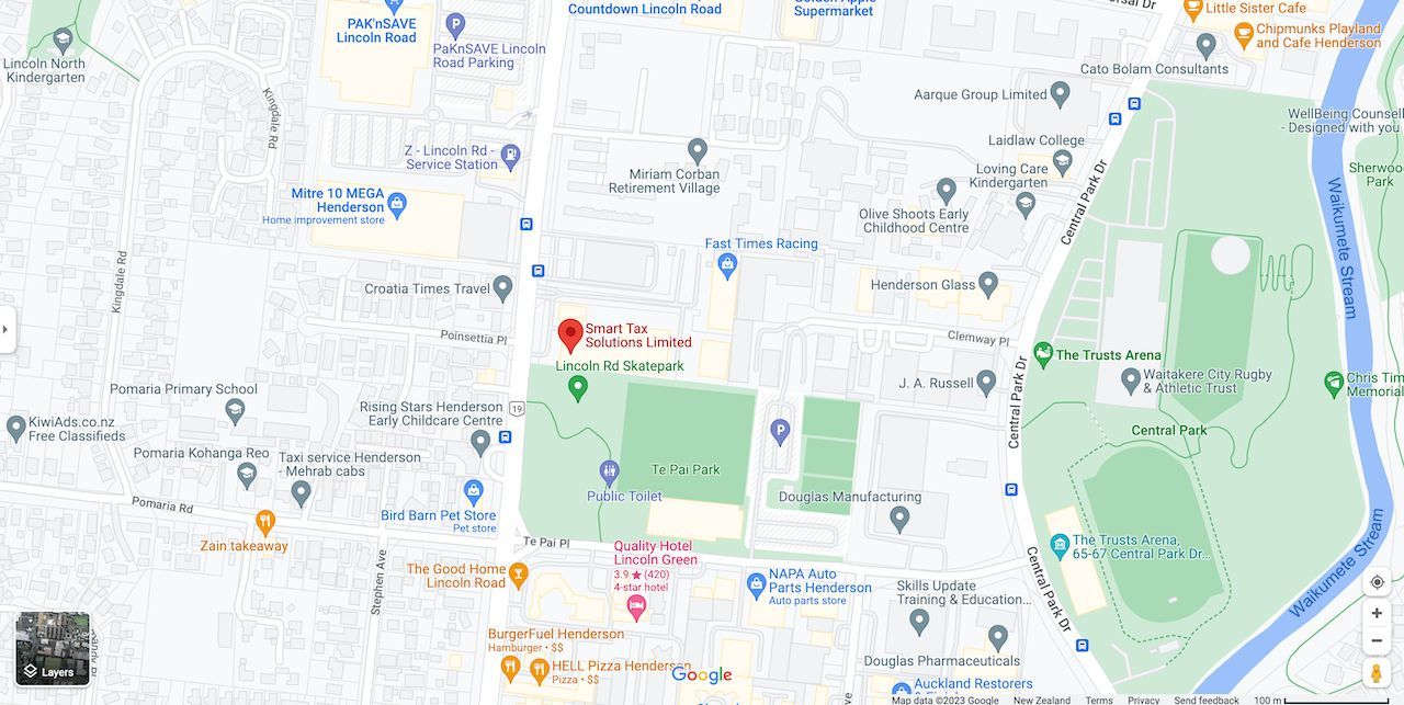 Smart Tax Solutions Location Google Maps Image - Level 1/199 Lincoln Road, Henderson, Auckland 0610