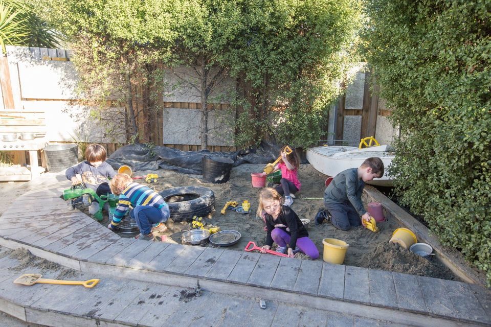 Kids Playing in Christchurch Preschool