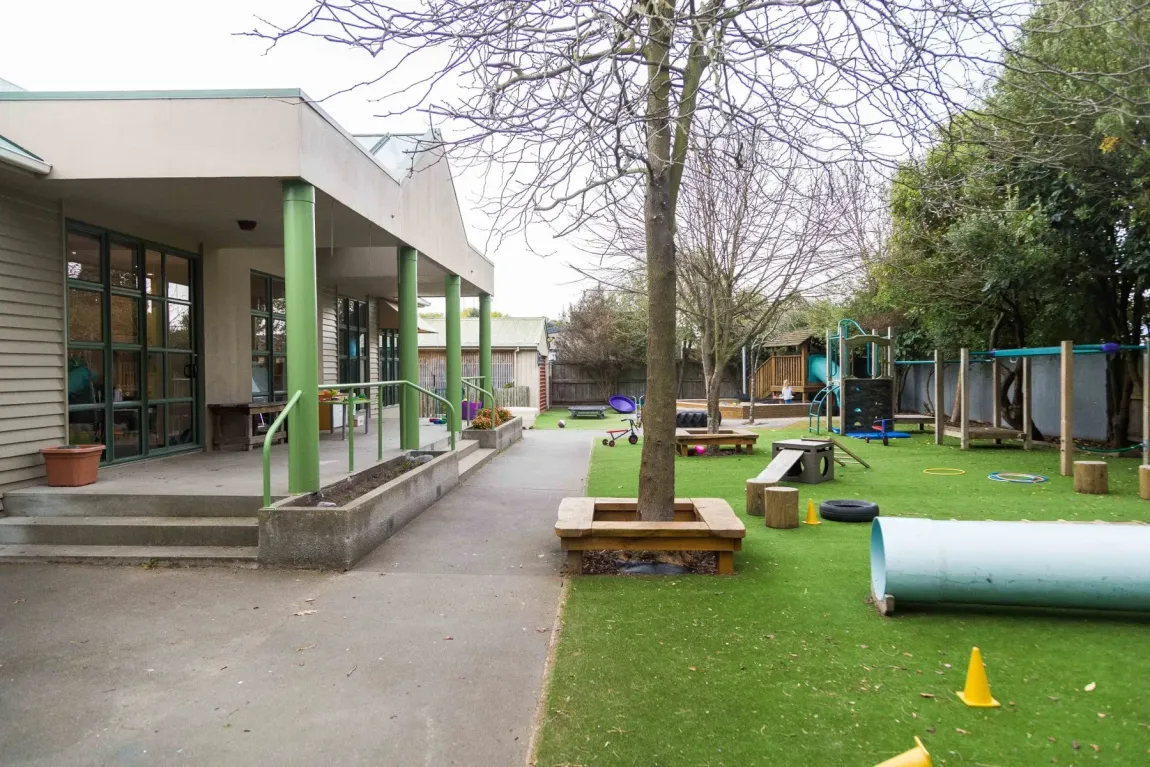 Kids' Playing Area in Woodsland Christchurch Preschool
