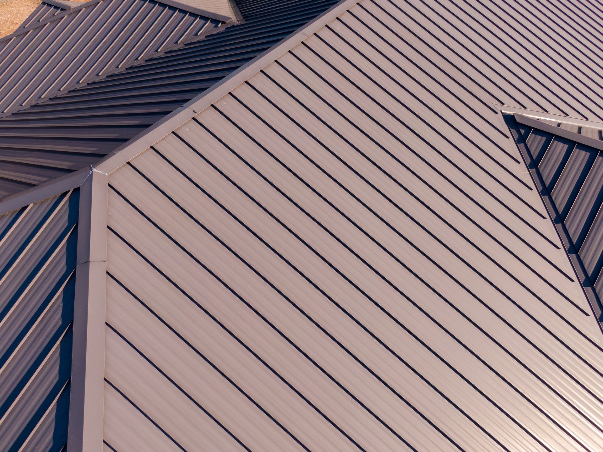   A metal roof replaced by the commercial roofing contractor O' Toole Roofing in Leesburg, FL