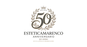 logo 50 anni dell'istituto estetico marenco