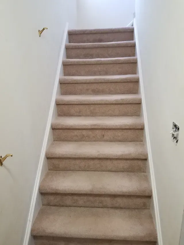 Stair with paint