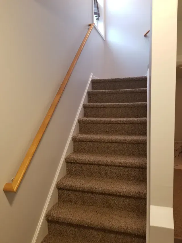 Stair with paint