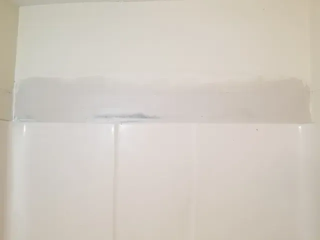 Wall with paint