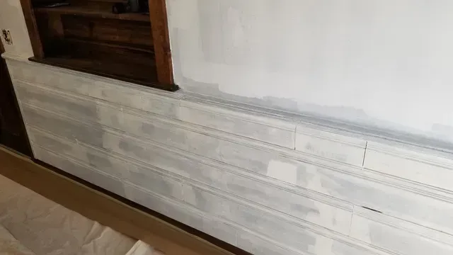 Wall with paint
