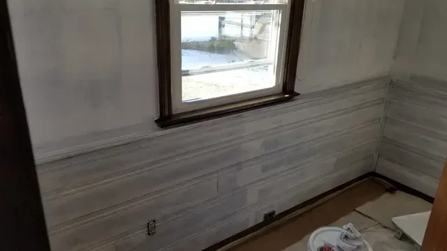 Wall with paint