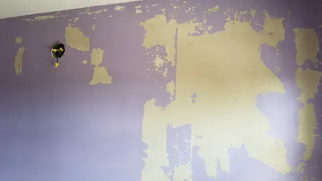 Wall with paint