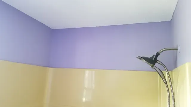 Wall with paint