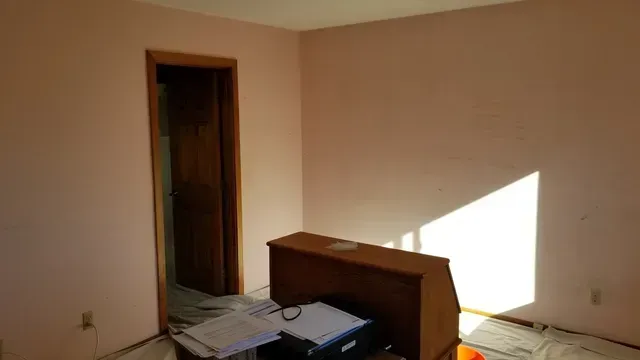 Wall with paint