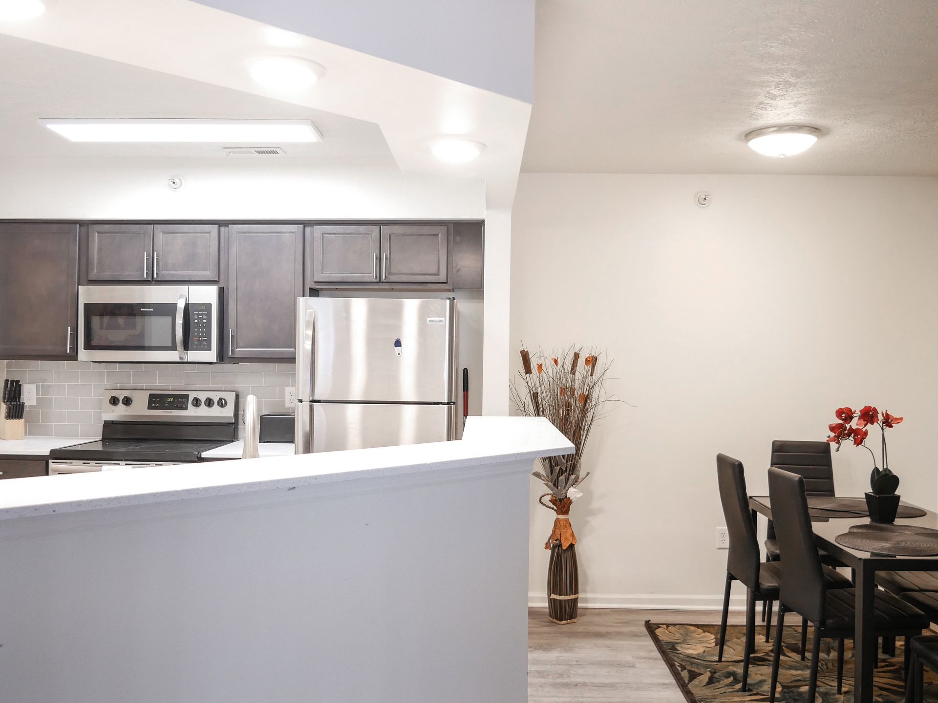 Stainless Steel Appliances in Select Units
