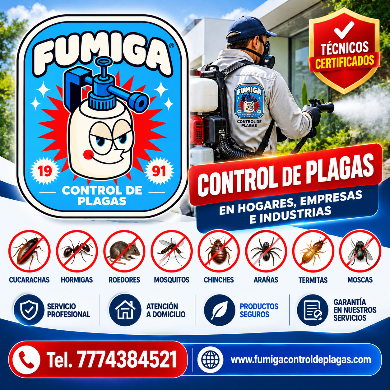 Control de Plagas Certifacadas