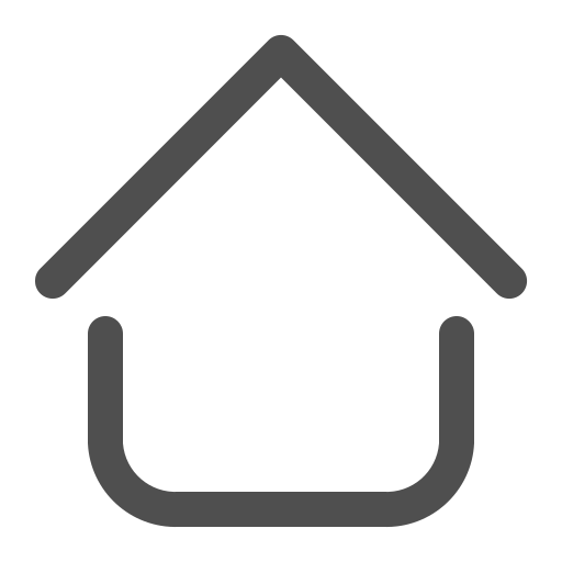 Home icon on a white background