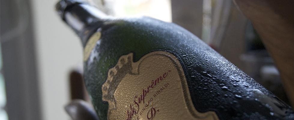 Bottiglia di champagne