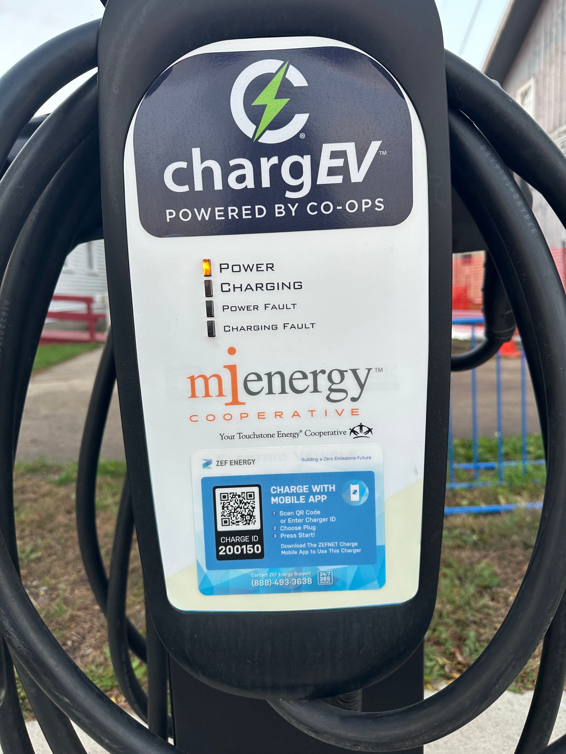 Electric vehicle charger with the