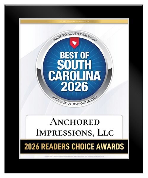 Best of South Carolina 2026 Readers Choice award for Anchored Impressions, LLC
