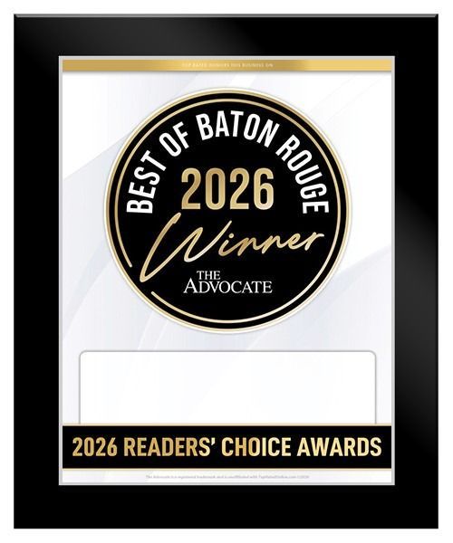 2026 Readers’ Choice award badge for Best of Baton Rouge, Advocate winner