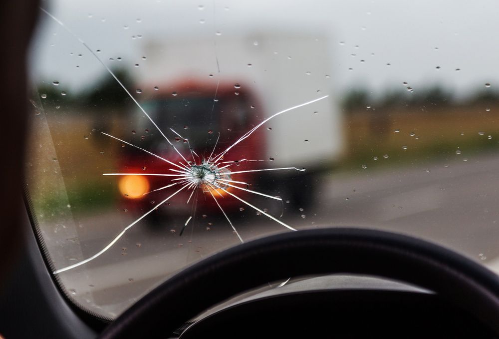 With A Cracked Windscreen In NSW